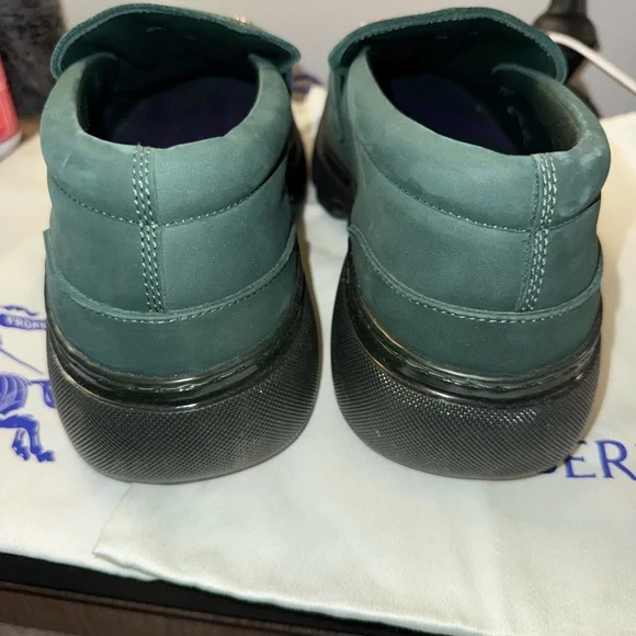 Burberry Wire Creeper Leather Vine Green Derby Shoes Burberry Wire Creeper Leather Vine Green Derby Shoes  main image 4